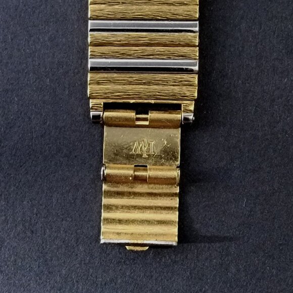 Vintage Raymond Weil Men's 18k Plated Gold Watch – Diamond Hour Markers, Swiss - Picture 5 of 7
